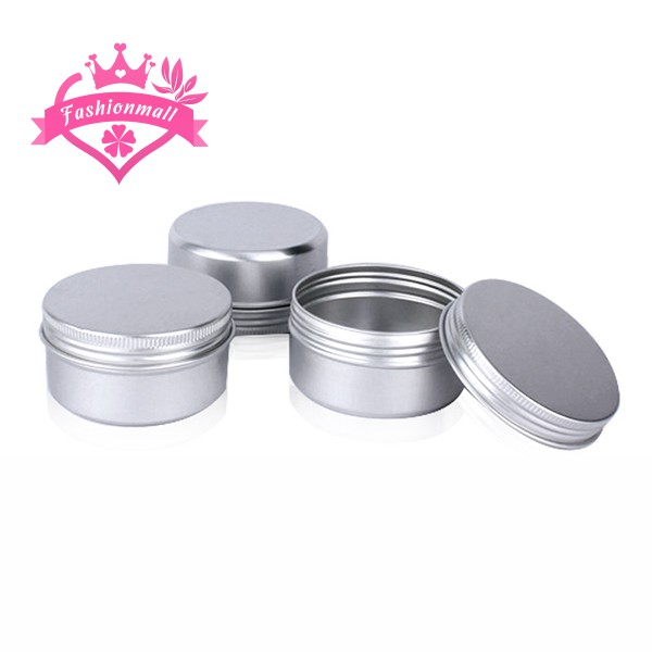 round metal tin container