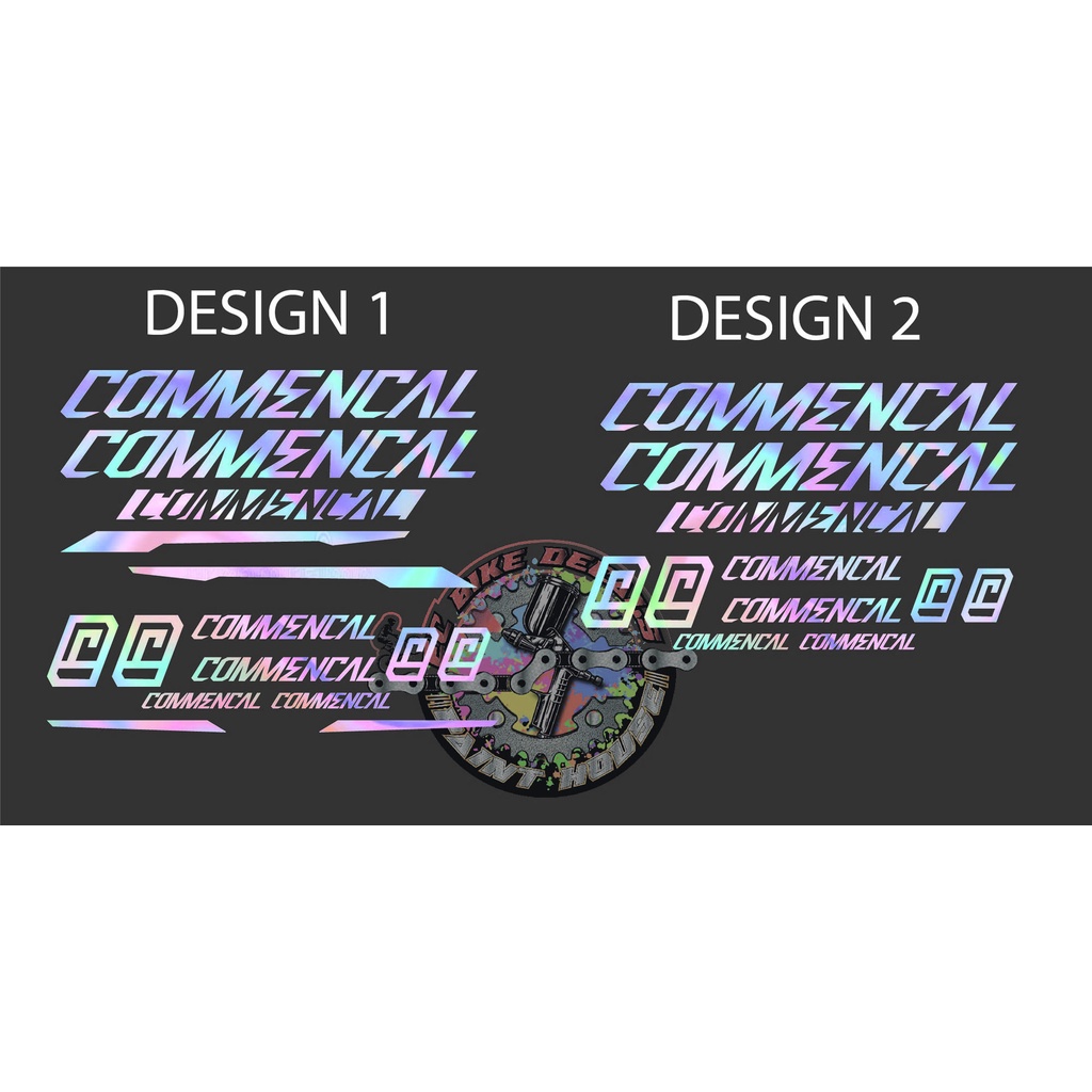 Commencal FRAME DECALS METALLIC Shopee Philippines