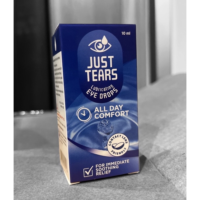 Just Tears 10ml Lubricant Eye drops (Dry Eye Relief, Instant Comfort
