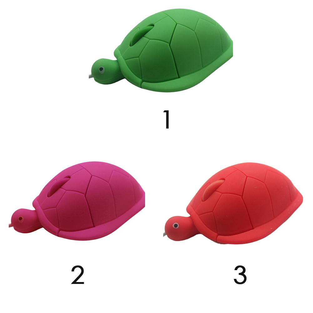 NEW Turtle Cartoon Mouse Wired Optical Gaming Mice For Computer PC