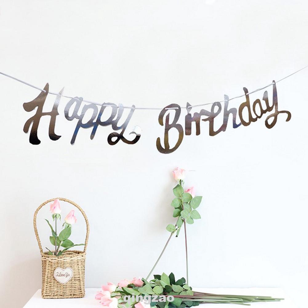 Bunting Celebrations Diy Decoration Happy Birthday Banner Shopee