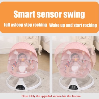 KIDONE Baby Swing Rocker Cradle Electric Rocking Chair For Baby Infant To Toddler Crib Auto On Sale #7
