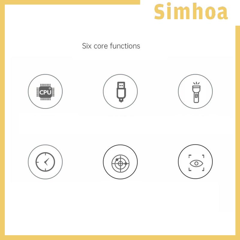 [SIMHOA] Anti Spy Camera Detectors LED Light for Pinhole Camera Camera Pen Bathroom #9