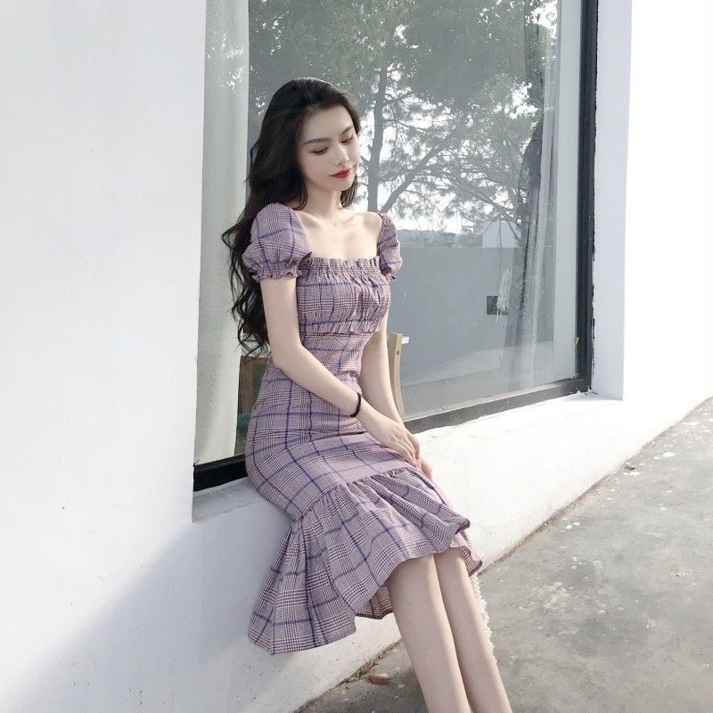 off shoulder collar dress