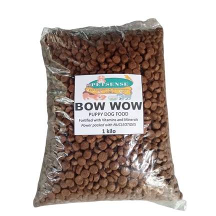 BOW WOW PUPPY DOG FOOD | Fortified with Vitamins and Minerals | Food for all Puppies - 1kg Re-packed