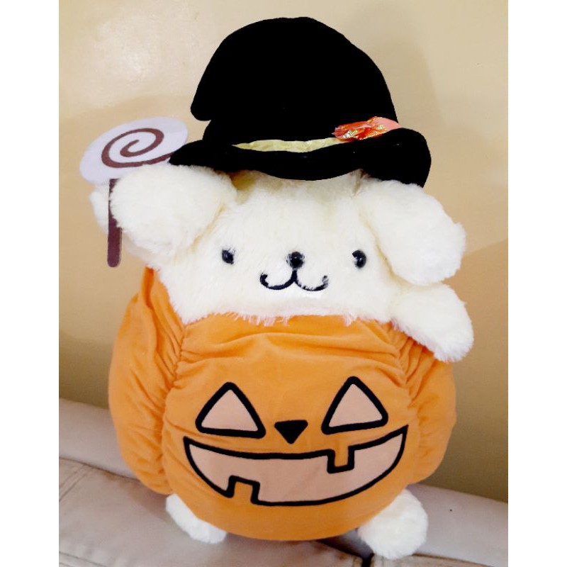 pompompurin halloween plush