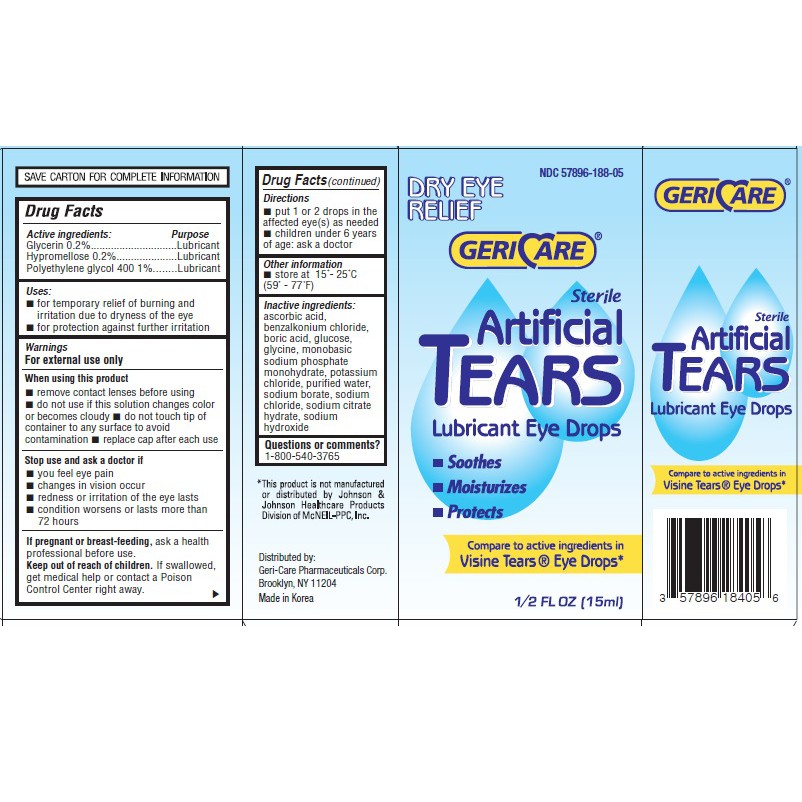 artificial tears for dogs ingredients