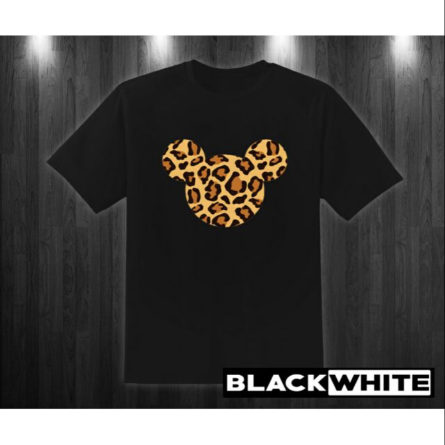 leopard mickey shirt