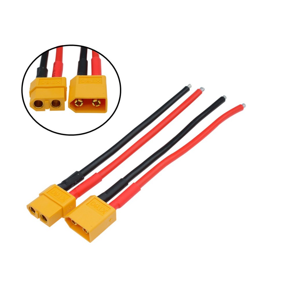 Lipo Battery connector with 10CM Wire Tplug Deans Xt30 XT60 XT90 EC2 EC3 EC5 Tamiya Tamiya JST