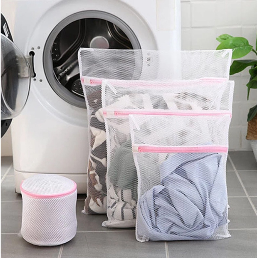 HomeFully 4 in1 Laundry Bags Washing Machine Protection Net Mesh Bags ...