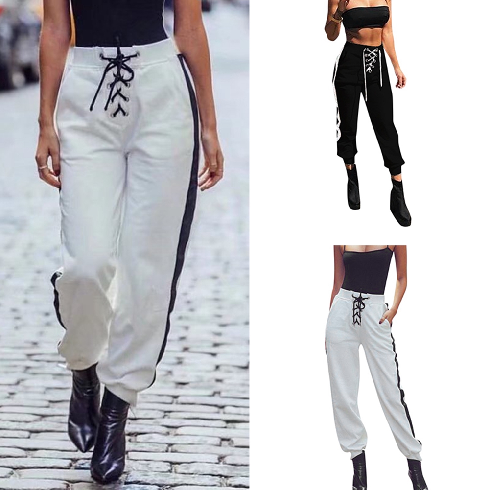 striped side trousers