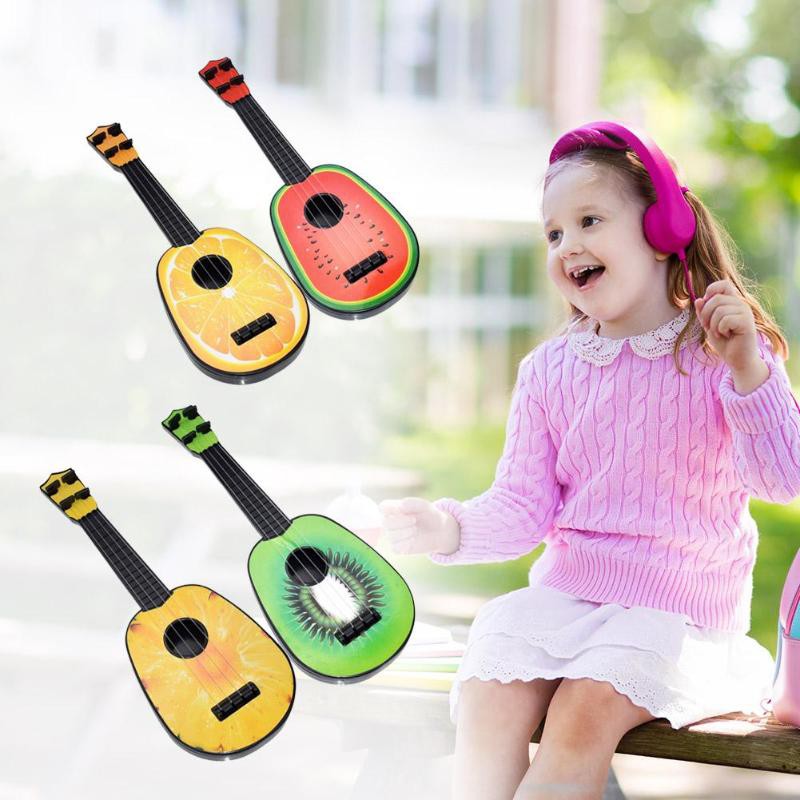 Kids Fruit Ukulele Pineapple Small Guitar Musical Instrument Educational Toys 