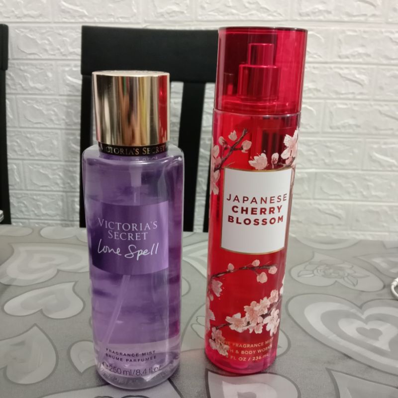 VS & Bath and Body Works Body Mists Shopee Philippines