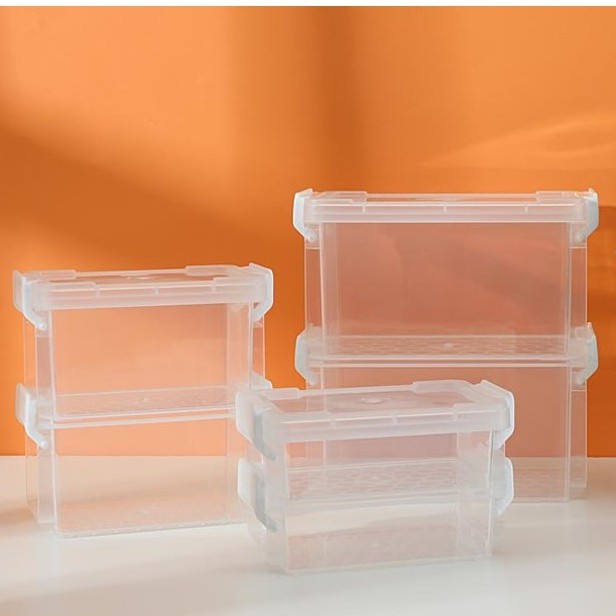 Miniso Plastic Organizer Two/Three Layer Storage Box High Short Small
