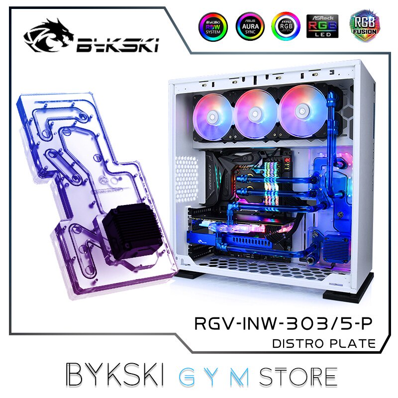Bykski Distro Plate For In Win 303 305 Case 360 Radiator Water Cooling Loop Solution 12v 5v Rgb Sync Rgv Inw 303 5 P Shopee Philippines