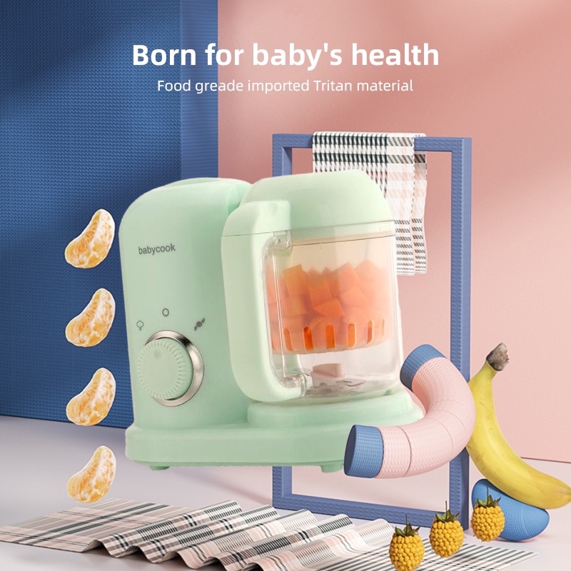 2 in 1 Baby Food Cook Maker Both Steamer and Blender for Kids Food