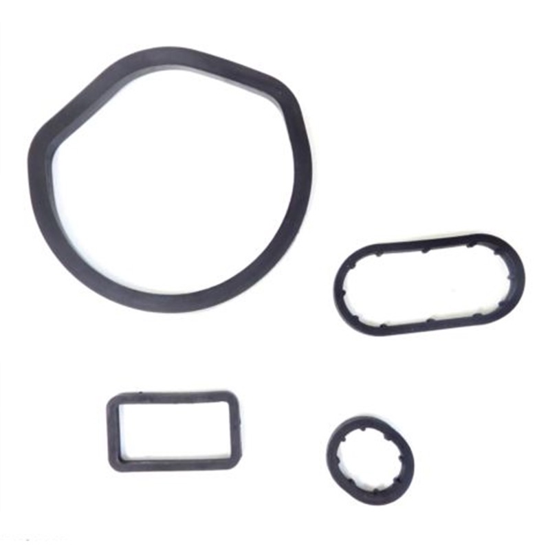 Engine Oil Filter Housing Cooler / Timing Gasket Seal Ring Set For