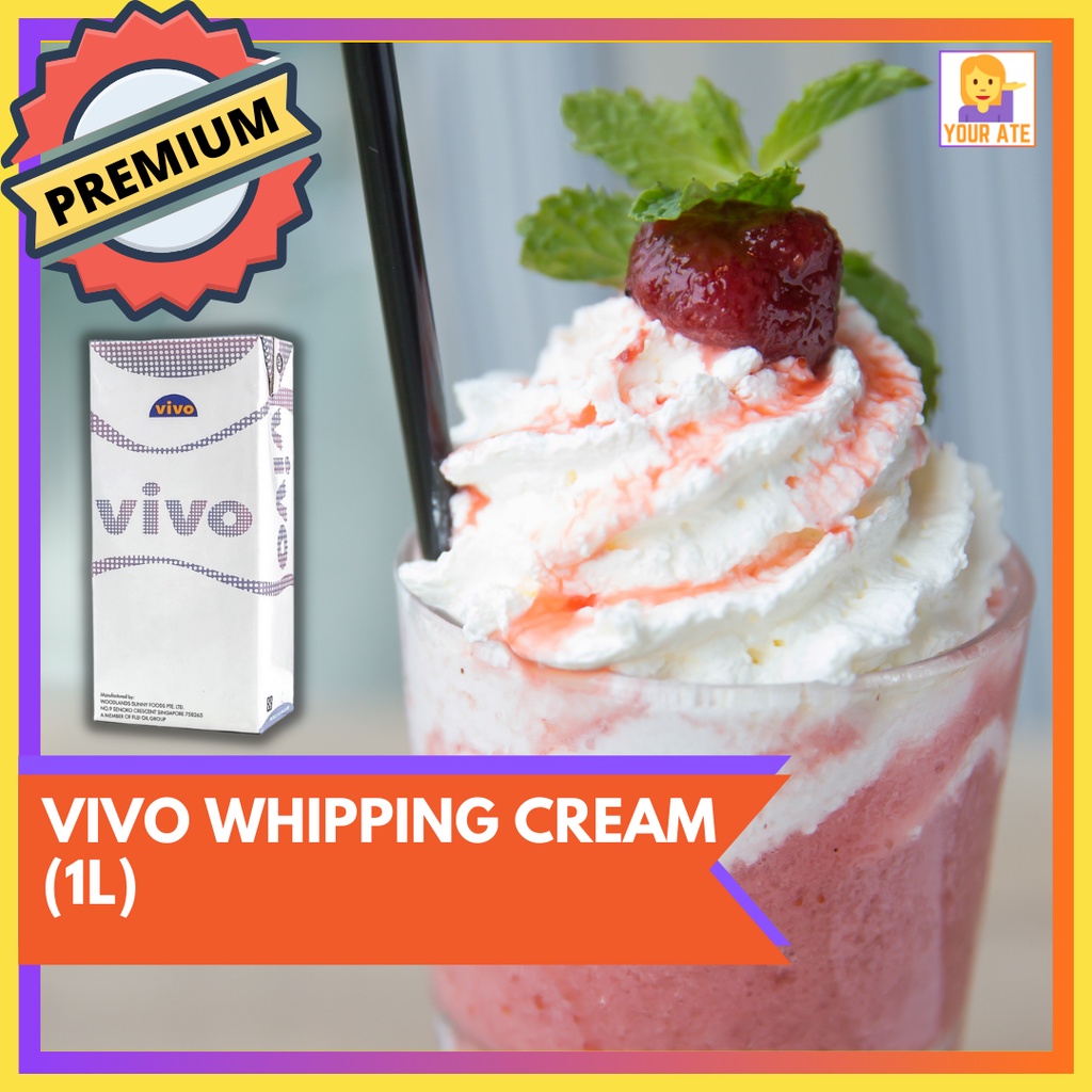 Vivo Whipping/ Topping NonDairy Cream (1L) Shopee Philippines