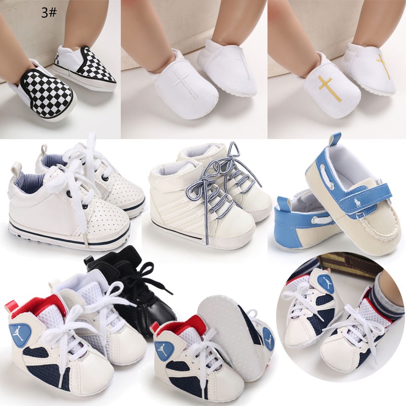 Baby Shoes for Boys 0 12 Months White Baptism Shoes Baby First Walker