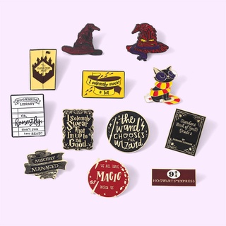 Ready Stock Quick Shipping Free Anti-Exposure Brooch Harry Potter Merchandise Metal Badge Pin Buckle Creative Unique #2