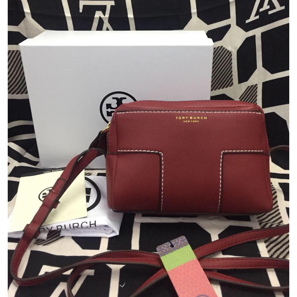 Top 97+ imagen tory burch double zip crossbody Thcshoanghoatham