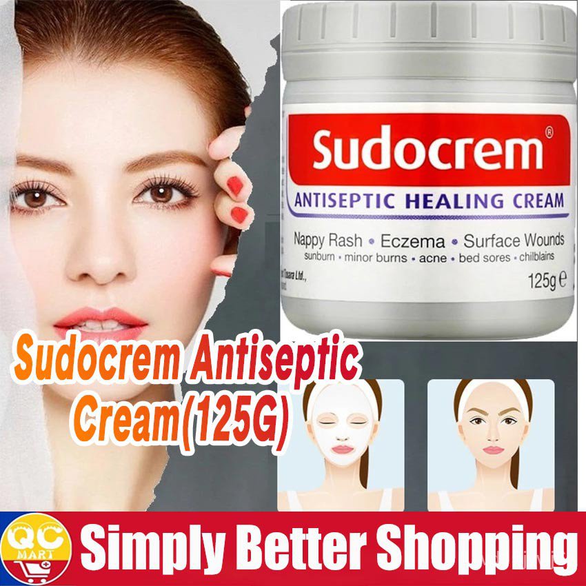 Original Sudocrem 125ML Healing Cream Nappy Rash Hemorrhoids Psoriasis Ointment Psoriasis