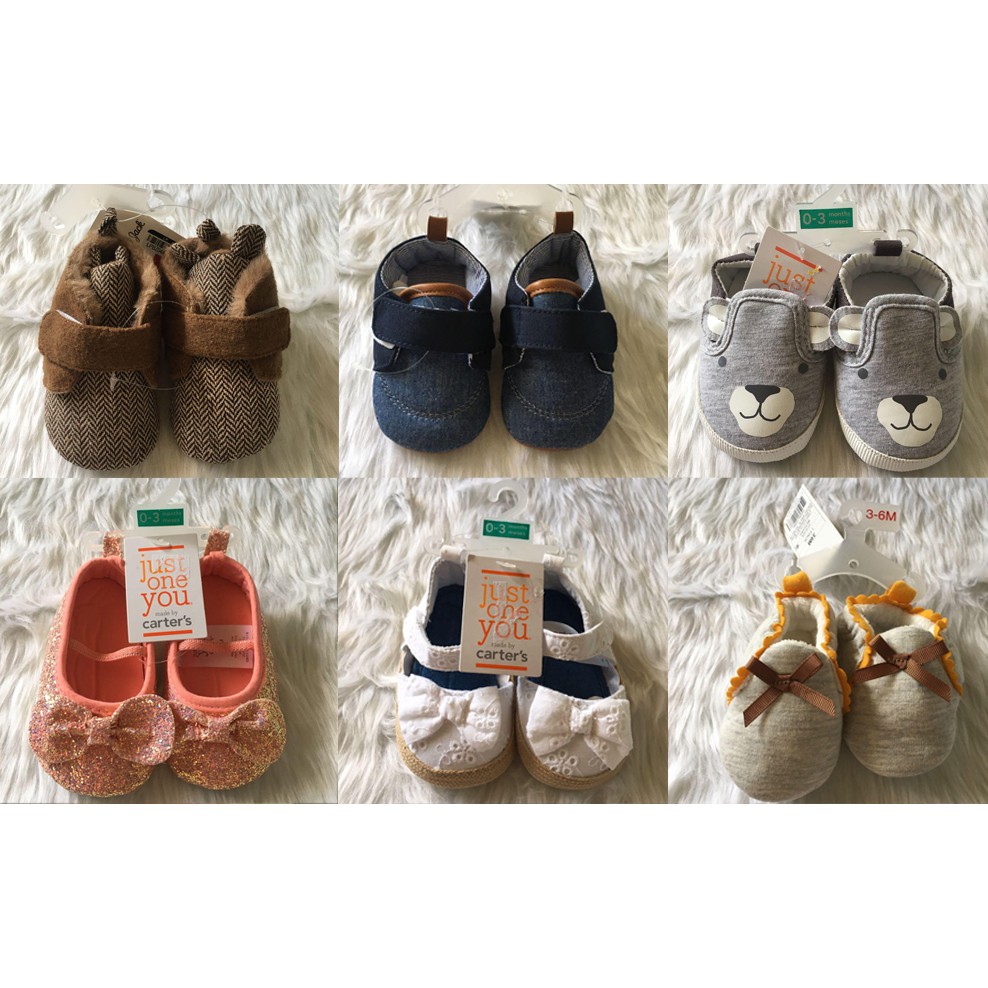 carters baby girl walking shoes