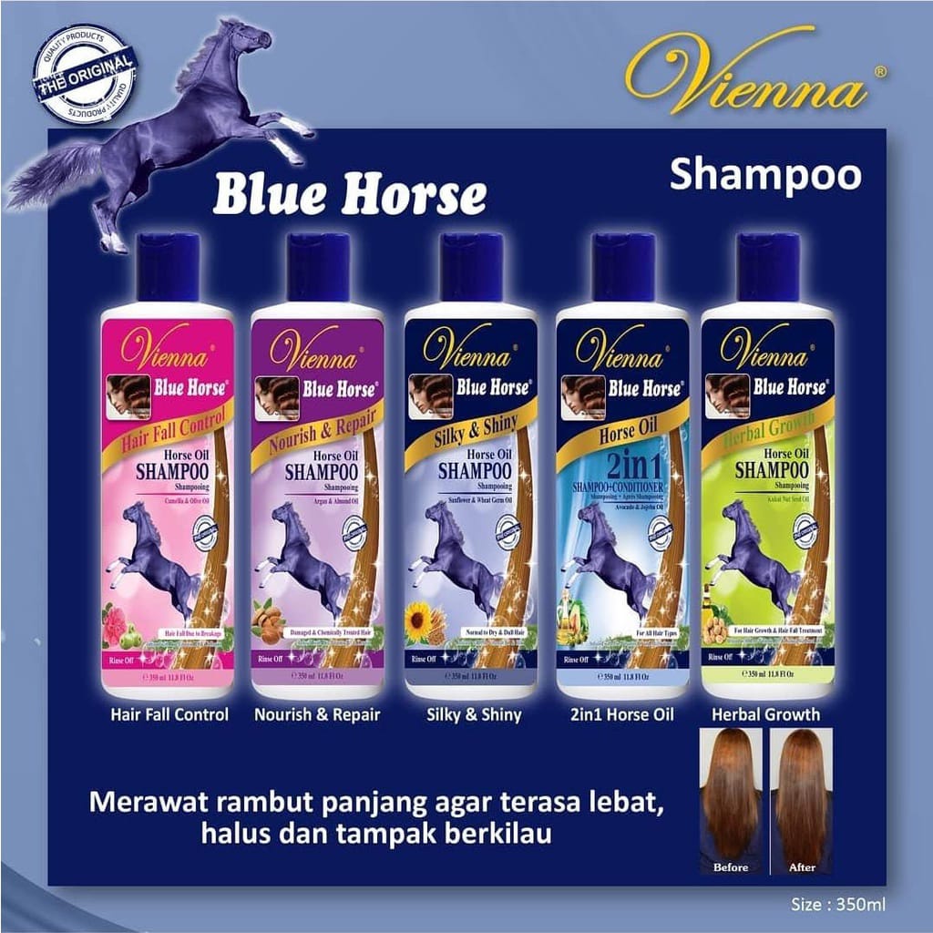 Vienna Blue Horse Series Shampoo / Herbal Growth / Nourish & Repair