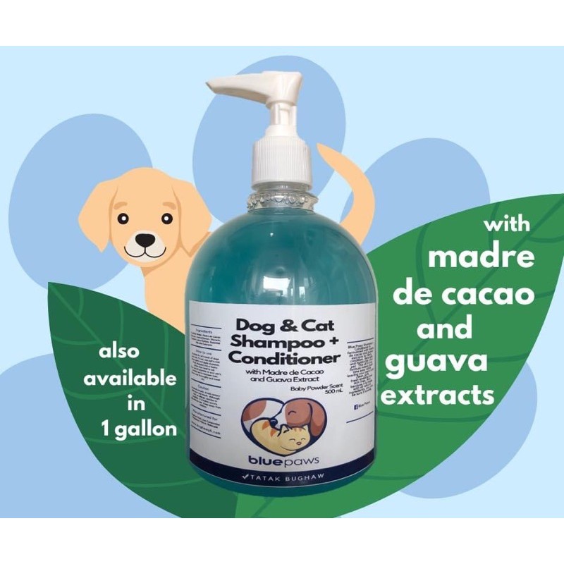 Dog & Cat Shampoo+Conditioner 500ml Shopee Philippines