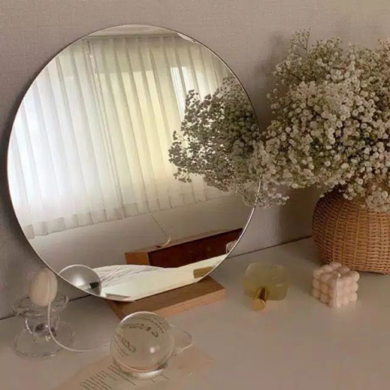 Wooden Stand Mirror | Shopee Philippines