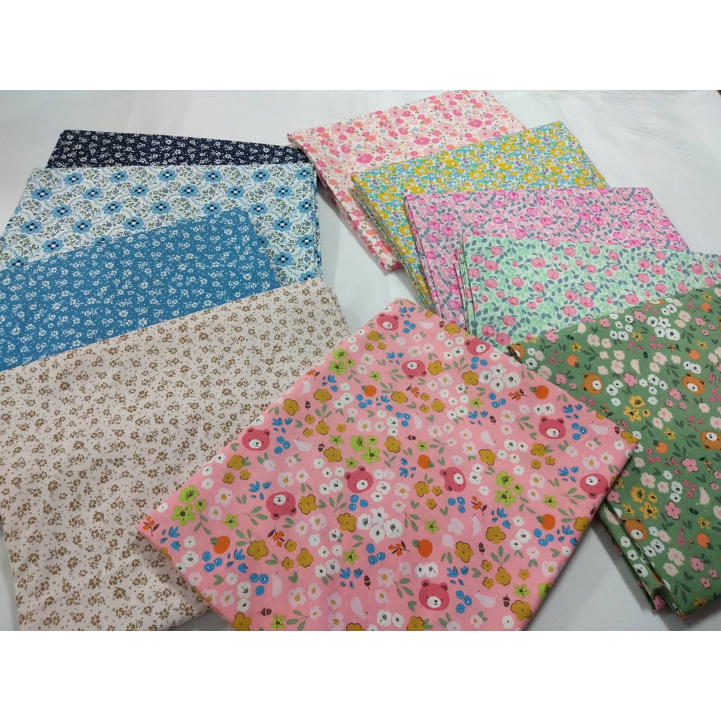 New Woven Cotton Fabric Per yard ( NEW PRINTS) Shopee Philippines