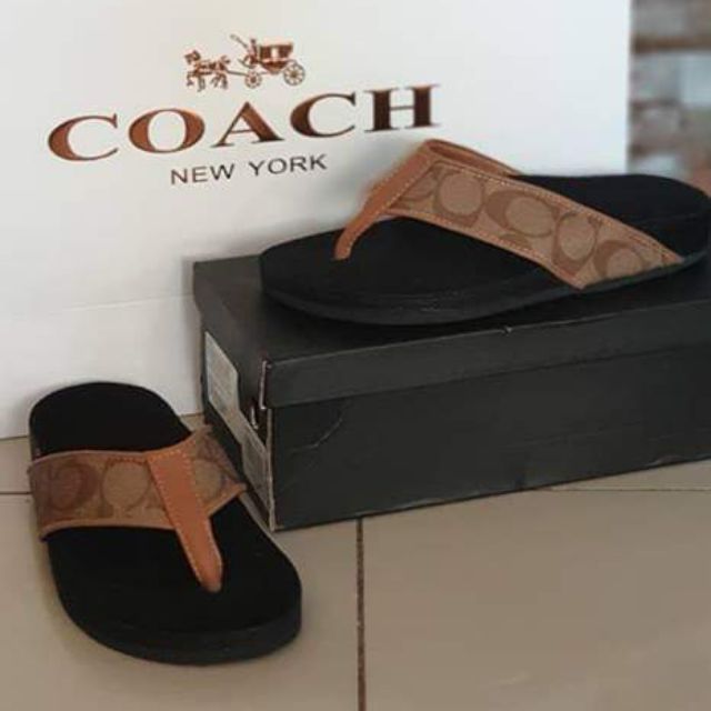 coach beach sandals