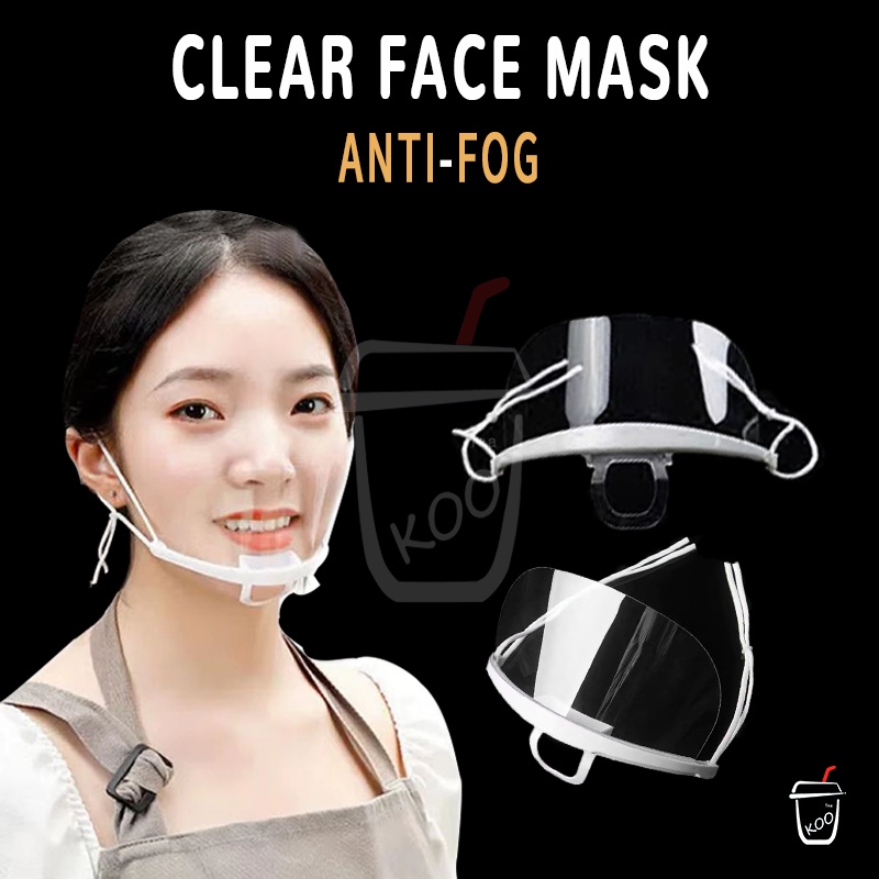 Kitchen Masks/Chef Mask/Transparent Face Mask/Ultralight Anti-Fog Mask ...