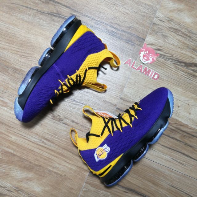 lebron 15 purple and yellow