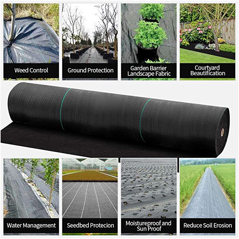 Garden Weeding Barrier Landscape Fabric Durable&Heavy-Duty Weeding ...