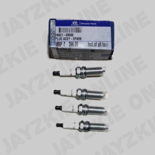 SPARK PLUGS ORIGINAL 4 PCS FOR KIA PICANTO, HYUNDAI EON (18827-09080 ...