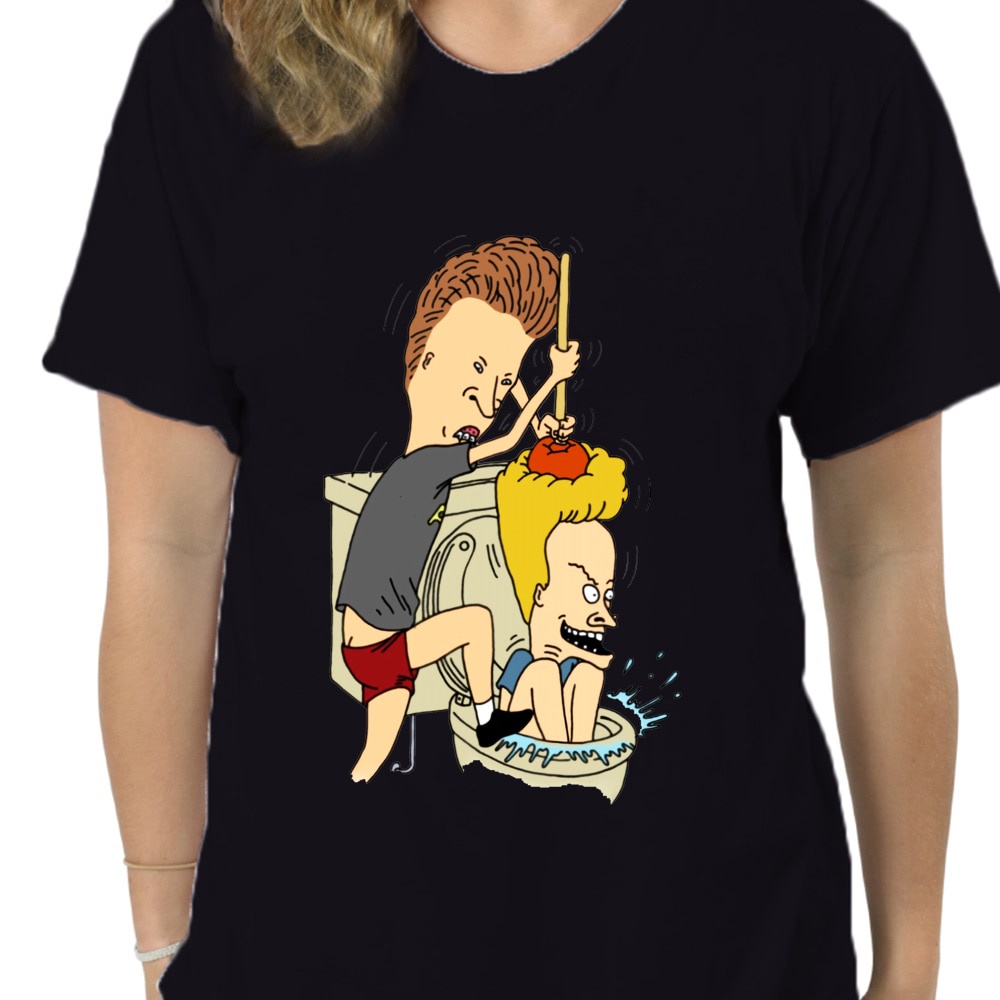 Beavis Butthead Toilet Fun T-Shirts Men Old Cartoon Rock Comic Punk Metal  Funny Short Sleeve T Shirts Gift Idea -5317A | Shopee Philippines