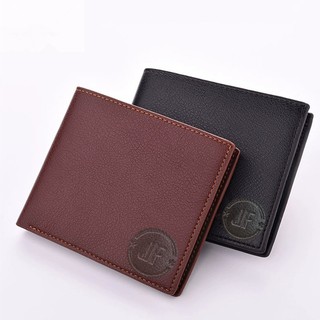 New Stock Leather Wallet for Men's 3 sides 2 folds Coin Purse Black/Brown Q008 #1