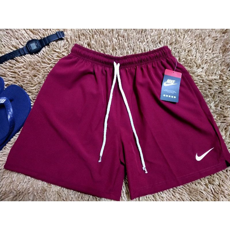 maroon nike shorts