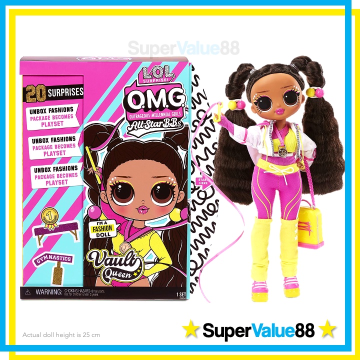 Original LOL Surprise! OMG Sports Vault Queen Gymnastics Fashion Doll ...