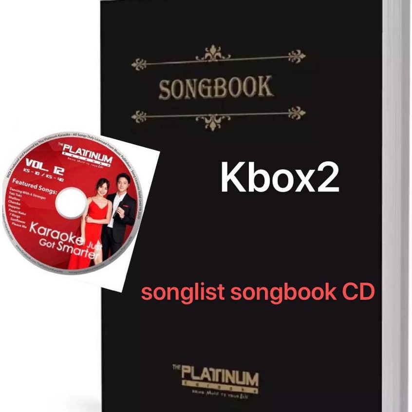 Platinum KS10 / KS40 / JUNIOR 2 / KBOX 2 Songbook & Updated CD