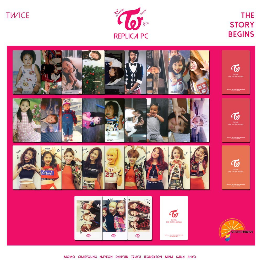 Twice The Story Begins Photocard Replica Pc Baby Adult Unit Shopee Philippines