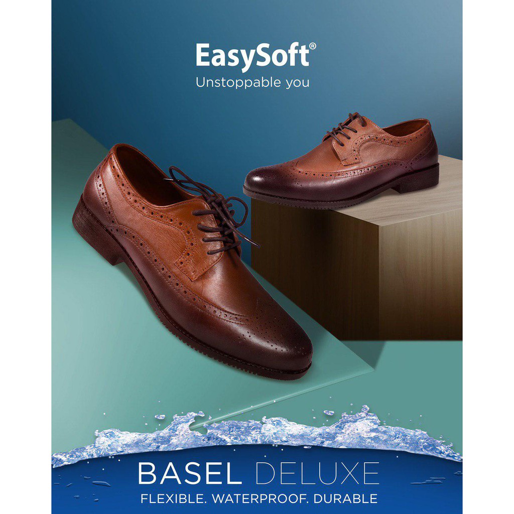 Easy Soft Basel Deluxe Brown Shoes for Men Shopee