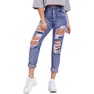 High Waisted Tattered Skinny Jeans Random Pick