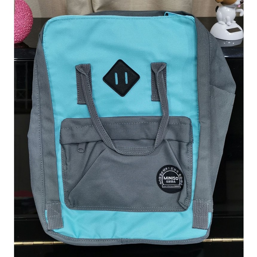 Miniso backpack with back padding (Preowned) Shopee Philippines