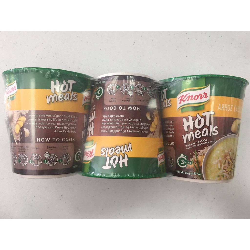 Knorr Hot Meals Instant Arroz Caldo G Pack Of Shopee Philippines