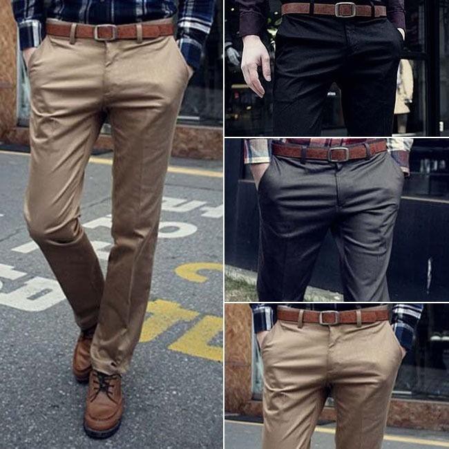 mens slim dress pants