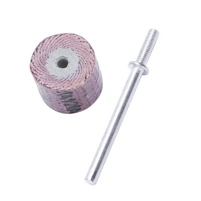 10Pcs 15Mm Sanding Band Wheel Disc 80/120/240/320/600Grit Rotarytools For Dremel