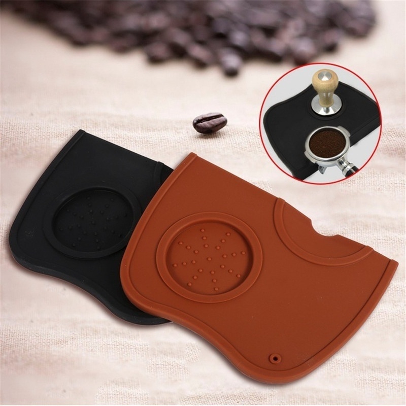 S/M Barista Coffee Espresso Portafilter Tamper Tamping Holder Silicone