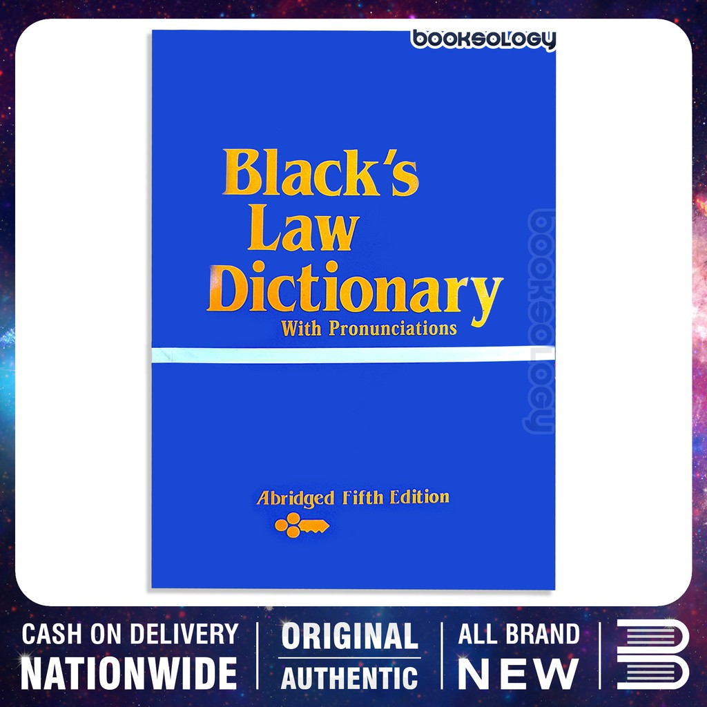 original-black-s-law-dictionary-with-pronunciations-abridged-fifth